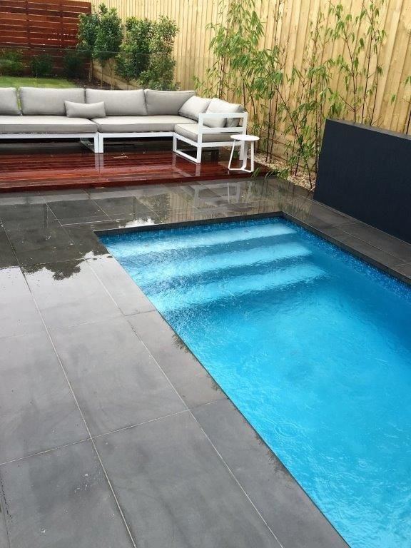 Midnight Bluestone Pool Coping Midnight Bluestone Pool Coping